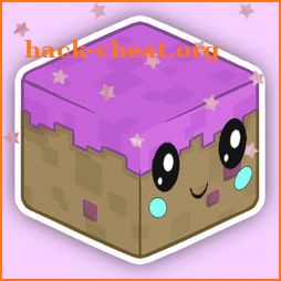 Kawaii World Pink Blocks icon