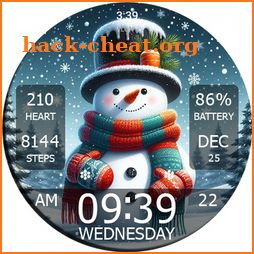 Key WF55 Snowman Watch Face icon