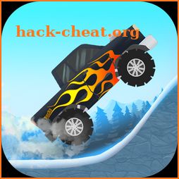 Kids car: Snow racing icon