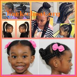 Kids hairstyles for girls icon