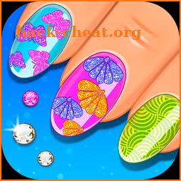 Kids nail salon icon