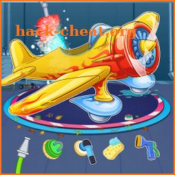 Kids Plane Wash Station And Repair Garage icon