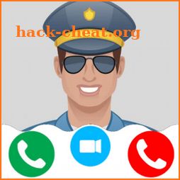 kids police - fake call app icon