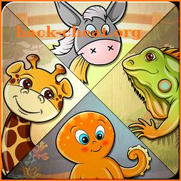 Kids Puzzle - learn 82 animals icon