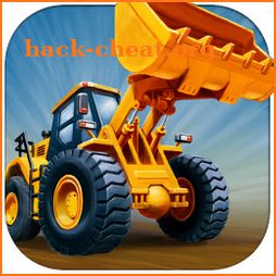 Kids Vehicles: Construction + puzzle coloring book icon