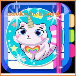 Kittycorn Notepad (with password) icon