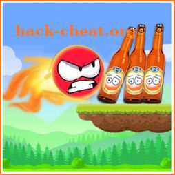 Knock Down Bottles 2D :Slingshot Hit Cans & Shoot icon