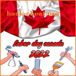 labor day canada 2022 icon