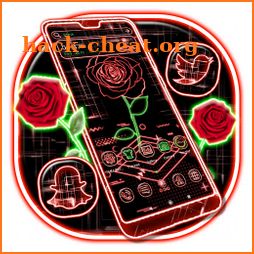 Laser Rose Launcher Theme icon