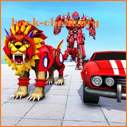 Lion Robot Transform Car War:Super Robot Games icon