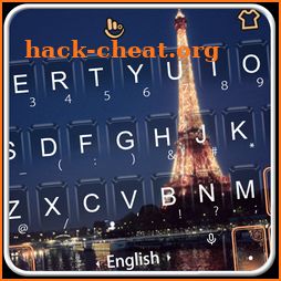 Live 3D Golden Eiffel Tower Keyboard Theme icon