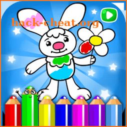 Live coloring for kids icon