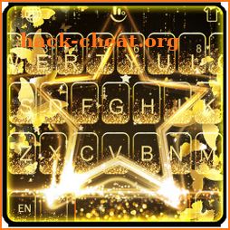 Live Golden Star Keyboard Theme icon