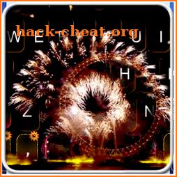 Live New Year Fireworks Keyboard Theme icon