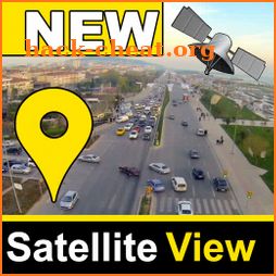 Live satellite view : Gps maps travel navigation icon