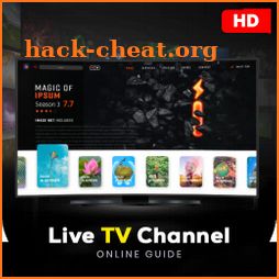 Live TV Channels Online Guide icon