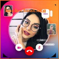 Live Video Global Call fancy u icon