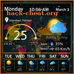 Local Weather, Weather Map, Route Finder,Radar Map icon