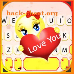 Love You Emoji Keyboard Theme icon