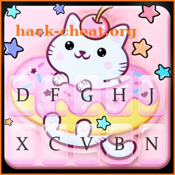 Lovely Cat Donuts Keyboard Theme icon