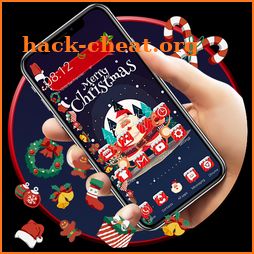 Lovely Christmas Santa Gravity Theme icon