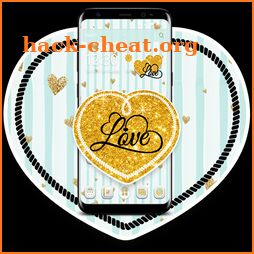 Lovely Glitter Heart Theme icon