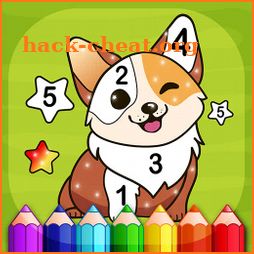 Magic Color - kids coloring book by numbers icon