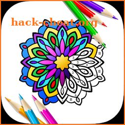 Mandala Number Coloring icon