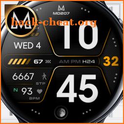 MD207 - Modern Digital Watch Face Matteo Dini MD icon