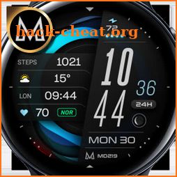 MD219: Digital watch face icon