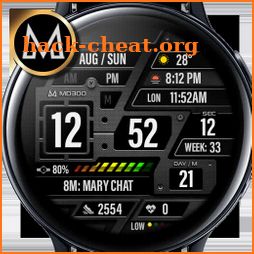 MD300: Digital watch face icon