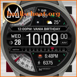 MD307 Digital watch face icon