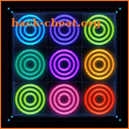 Merge Rings Neon - Drag n Fuse icon