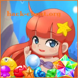 Mermaid Island : coral match 3 icon