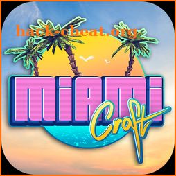 Miami Craft: Blocky City Building Addicting Games icon