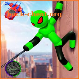 Miami Stickman Rope Hero City Gangster icon