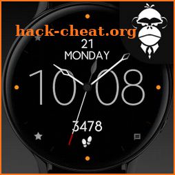 Minimal Black v15 Watch Face icon