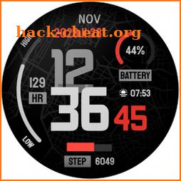 Minimal Digital Watch Face NY icon