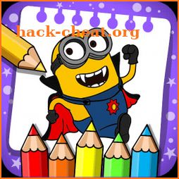 minnione coloring bananas rush icon