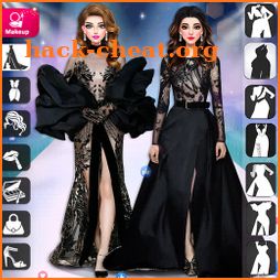 Model Stylist Makeup Dress up icon