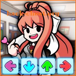 Monika Doki Club FNF Battle icon