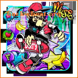 Monkey Graffiti Themes HD Wallpapers icon