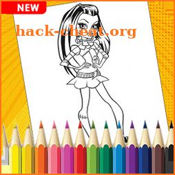 Monster High Coloring book icon