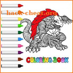 Monster of Godzilla Coloring Book icon