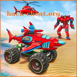 Monster Truck Robot Shark Attack – Car Robot Game icon