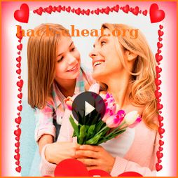 Mother's day video maker icon