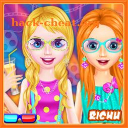 Movie Night Crazy BFF Girls icon