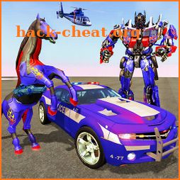 Multi Robot Transforming : Wild Horse Police Car icon