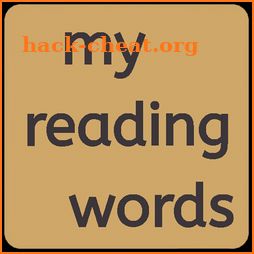 my reading words icon