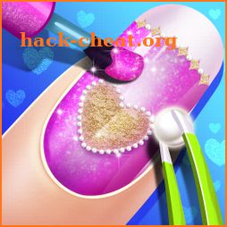 Nail polish game nail art icon